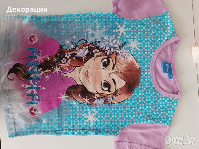 чисто нови детски тениски за момиче на 5г Барби и frozen, снимка 2 - Детски Блузи и туники - 44872670