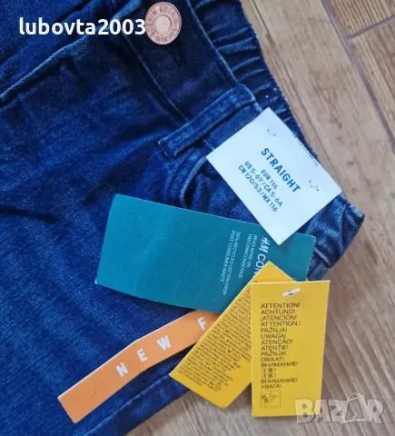 H&M 110/116см.Нови детски дънки, снимка 2 - Детски панталони и дънки - 49175941