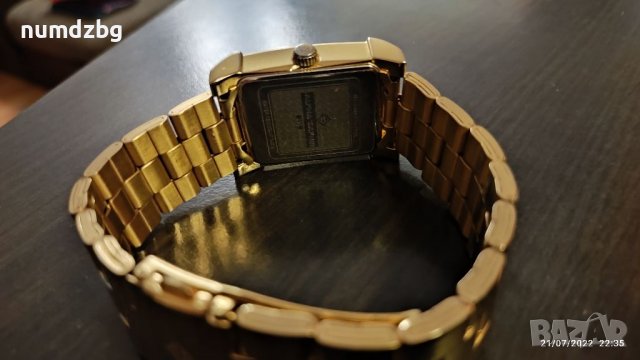 Мъжки часовник Alpha Sphir 18 карата позлатяване, снимка 6 - Мъжки - 37463146