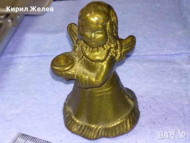 СТАРО БРОНЗОВО АНГЕЛЧЕ КРАСИВА РЕТРО ФИГУРКА За ДОМАШНА УКРАСА КОЛЕКЦИЯ ДЕКОРАЦИЯ 41375