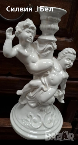 Свещник с двойка херувими , снимка 4 - Декорация за дома - 51695628