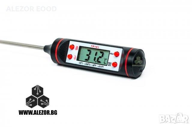 Кухненски Термометър , -50 До +300, 145 Мм, 1x 1.5V AG13/LR44 ,20200010, снимка 4 - Други - 30043081