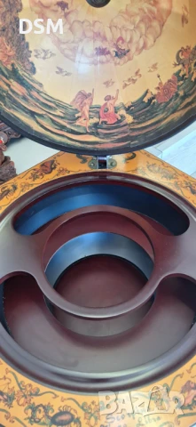 Нов - Голям Ъглов Глобус Мини Бар - Поставка за Бутилка / Вино/Юбилей!, снимка 6 - Маси - 51113948