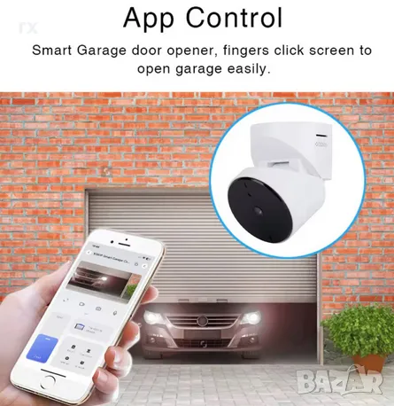 Интелигентна камера за гараж (Tuya)управление на врата