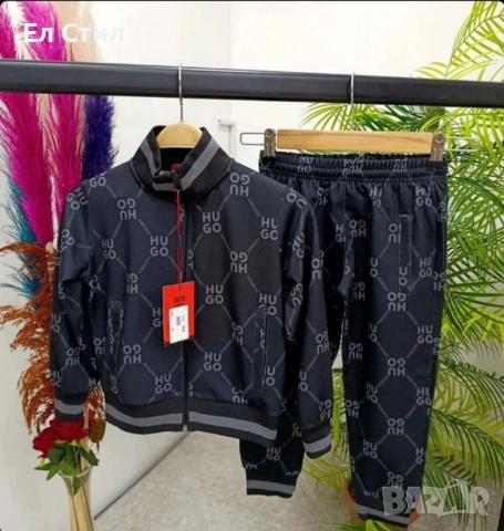 📌#Детски #екип Hugo Високо качество.Памук Черно 7 8 9 13 14г Бежав 11 12 13 14 15 16 г, снимка 2 - Детски комплекти - 52344814