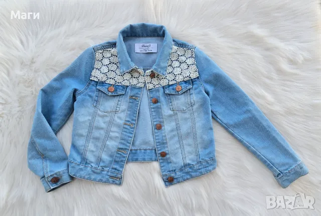 Детско дънково яке 10-11 години , снимка 5 - Детски якета и елеци - 48420790