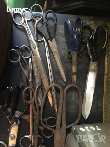Стари ножици , снимка 1 - Антикварни и старинни предмети - 36813554