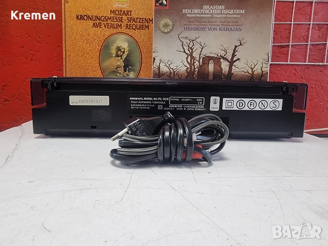 Грамофон ONKYO PL-33X, снимка 6 - Грамофони - 52573608