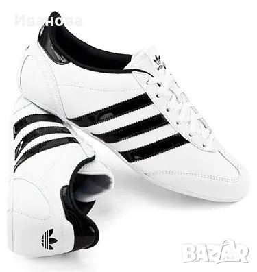 Сникърси ADIDAS. Бели кожени маратонки