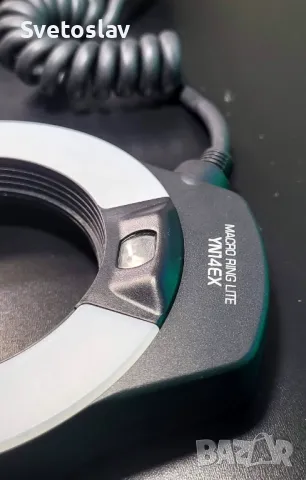 Професионална макро светкавица YONGNUO YN14EX - Canon, снимка 3 - Светкавици, студийно осветление - 48855827