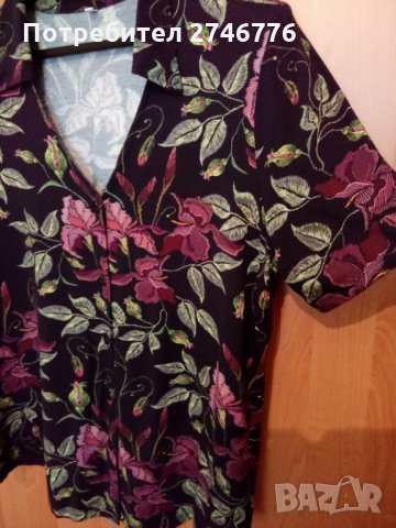 Нова без етикет 3XL или 56 бг. р. Много красива и модерна блузка, снимка 3 - Туники - 33284720
