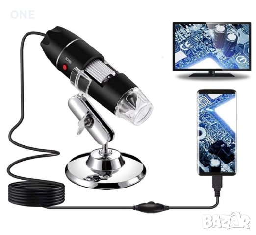 Дигитален USB микроскоп за наблюдение през компютър, снимка 1 - Друга електроника - 42957737