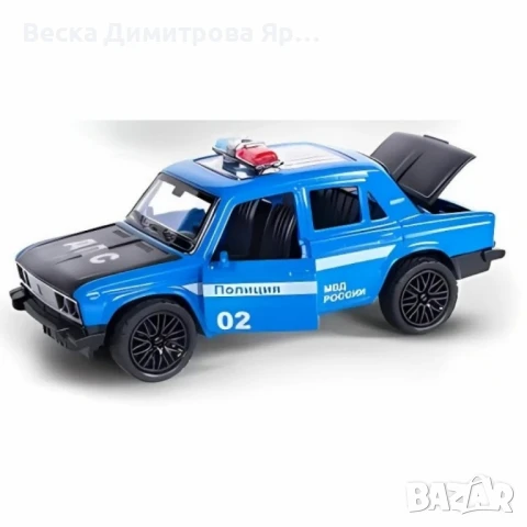 Метална ретро кола с отварящи се врати – Идеален избор за колекционери и малки фенове на автомобили, снимка 4 - Коли, камиони, мотори, писти - 50980161