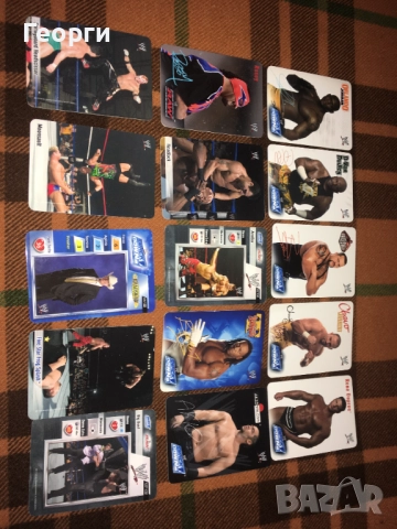 96 карти с кечисти (6 серии) WWE, WWF, WW, Smack Down, RAW, Wrestler кеч, снимка 7 - Колекции - 52467685