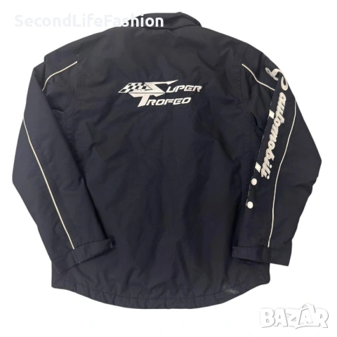 Мъжко яке Lamborghini Automobili Blancpain, размер S, черно, с цип по цялата дължина, водоустойчиво, снимка 2 - Якета - 53100462