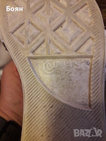 Кожени кецове converse , снимка 4 - Кецове - 43627642