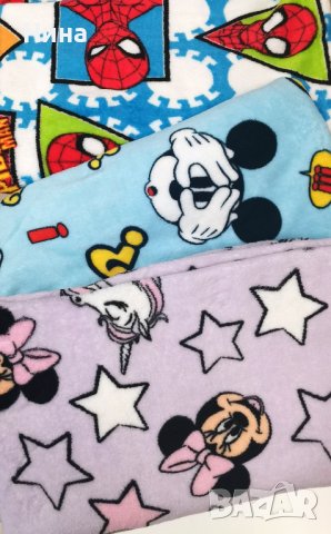 Одеяло Marvel-Spiderman и Disney - Mickey и MINNIE 