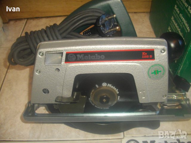 METABO Немски Оригинален Професионален Ръчен Циркуляр-Пълен Комплект-Нов-1100 Вата-ф167мм-Реже 55мм, снимка 6 - Други инструменти - 43486138