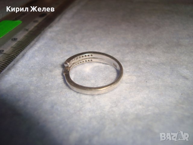 СКЪПОЦЕНЕН СРЕБЪРЕН МОДЕН АРТ ПРЪСТЕН СРЕБРО 925 с ФАСЕТИРАНИ ЮВЕЛИРНО ЦИРКОНИ 32426, снимка 10 - Пръстени - 38352310
