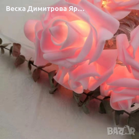 Декоративни интериорни LED лампички рози, снимка 6 - Декорация за дома - 52262919