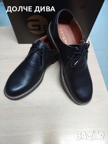 Мъжки обувки естествена кожа м. 167, снимка 3 - Ежедневни обувки - 38360571