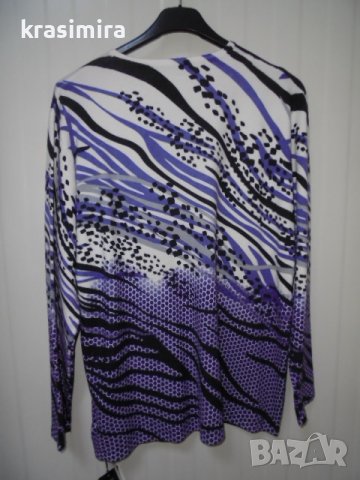 меки блузки в четири десен-големи размери , снимка 17 - Блузи с дълъг ръкав и пуловери - 38734712