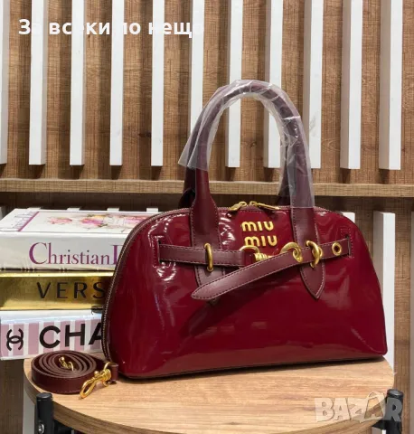 Miu Miu Дамска Чанта Миу Миу - Налични Различни Цветове Код D1879, снимка 6 - Чанти - 49159606