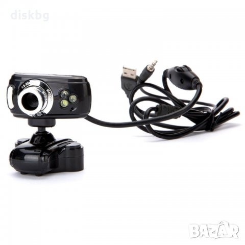Нова Уеб камера с USB, 3 диода и микрофон с 3,5мм жак