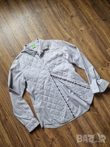 Страхотна мъжка риза HUGO BOSS размер L, снимка 2 - Ризи - 50669799