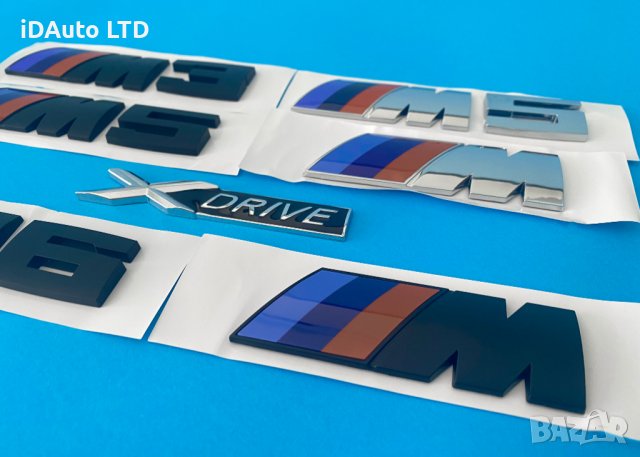 bmw емблема, m5, m3, m6, бмв, надпис, букви, бадж, стикер, e60,e90,f10, снимка 3 - Аксесоари и консумативи - 37051766