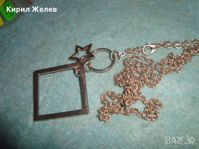 ПОСРЕБРЕН МОДЕН КРАСИВ МЕДАЛЬОН КОЛИЕ с ВЕРИЖКА 10929, снимка 5 - Колиета, медальони, синджири - 35518078
