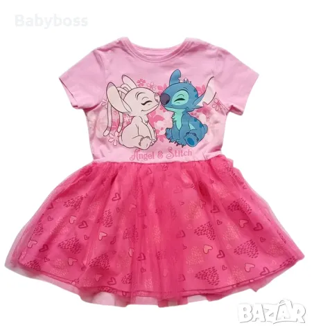Детска рокля с тюл Стич Stitch, снимка 1