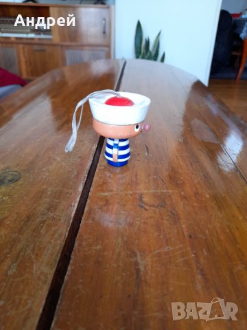 Стар сувенир,фигурка моряк,моряче #11, снимка 4 - Други ценни предмети - 33392520