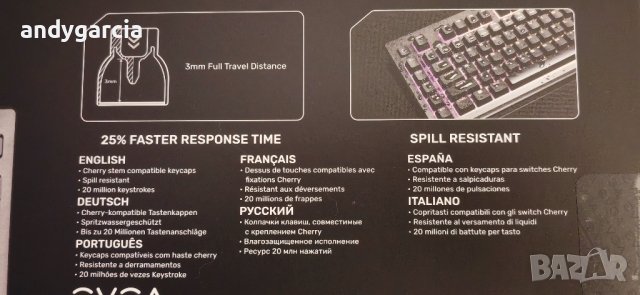 Геймърска клавиатура EVGA Z12 RGB, Черен, USB чисто нова 36 месеца гаранция keyboard gaming, снимка 6 - Клавиатури и мишки - 43237676