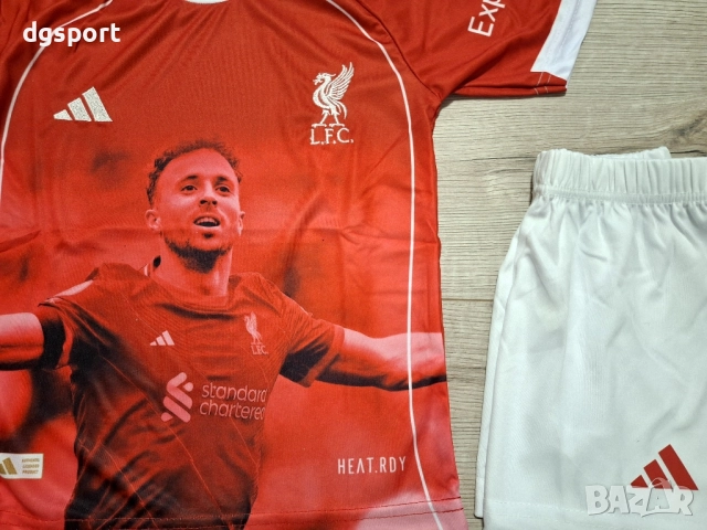 Уникален детски екип на Диого Жота – Liverpool FC | Лимитирана серия 🔥, снимка 4 - Футбол - 52054342