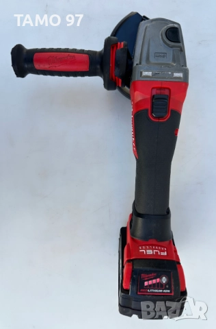 Milwaukee M18 CAG125X - Безчетков акумулаторен ъглошлайф 2x18V 4.0Ah, снимка 6 - Ъглошлайфи - 52972311