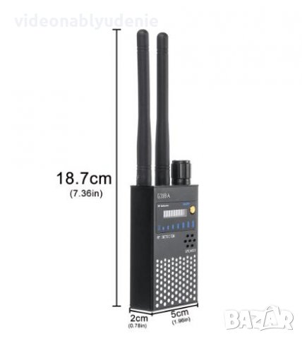 Професионален 2хАнтени 1-8000MHz Мощен CDMA RF GPS WiFi Скрита Камера Детектор Аудио Бръмбари Тракер, снимка 7 - Комплекти за видеонаблюдение - 27635477