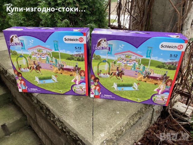 Комплект фигурки Schleich, Horse Club, Приятелска езда за 5-12 год, снимка 2 - Игри и пъзели - 43336051