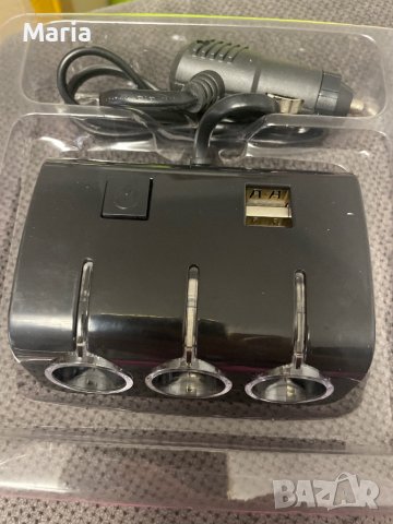 Разклонител запалка USB, снимка 2 - Аксесоари и консумативи - 38618175