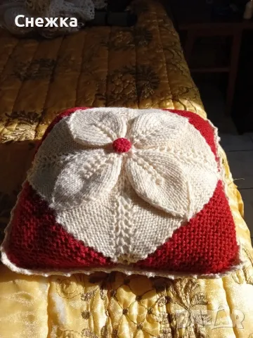 плетена декоративна калъфка