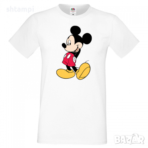 Мъжка тениска Mickey Mouse 10 Подарък,Изненада,Рожден ден, снимка 10 - Тениски - 36576565