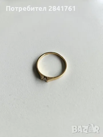 Златен пръстен 14К проба 585, снимка 9 - Пръстени - 48991923