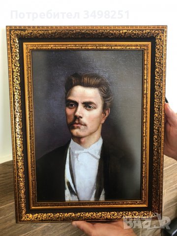 Картина Портрет на Васил Левски, снимка 2 - Картини - 38061428