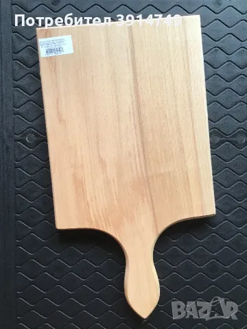 Дъска кухненска - рязане, сервиране; естествено дърво /дъб; дебела,  здрава, чудесна изработка, НОВА, снимка 4 - Аксесоари за кухня - 49634949