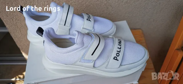 Маркови мъжки сникърси / маратонки POLLINI Mesh & Leather - 43 номер, снимка 3 - Маратонки - 49958517