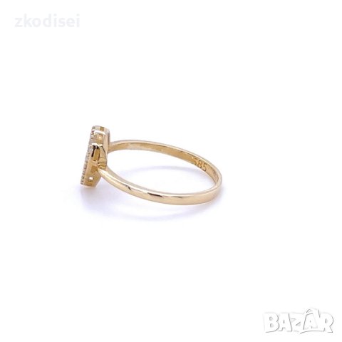 Златен дамски пръстен 1,70гр. размер:54 14кр. проба:585 модел:20426-2, снимка 3 - Пръстени - 43034650