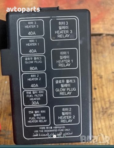 Hyundai santa fe 2.2crdi 2007година табло релета, снимка 2 - Части - 40446045