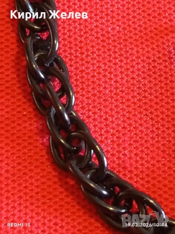 Авторско Арт колие Родохрозит,полимерна глина много красиво 12959, снимка 5 - Колиета, медальони, синджири - 53532036