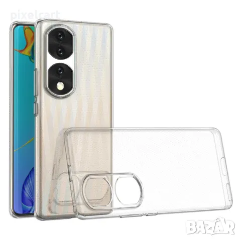 Силиконов калъф за Huawei Honor 70 Pro 5G, Прозрачен, снимка 1