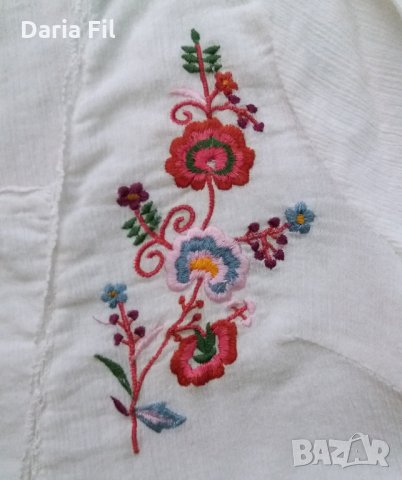 Невероятно красива риза/рокля в бяло с бродерия цветя и дантела , снимка 4 - Ризи - 26270692